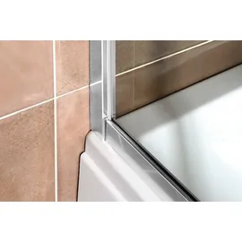 Polysan DEEP Komplettdusche 140 x 165 cm Klarglas