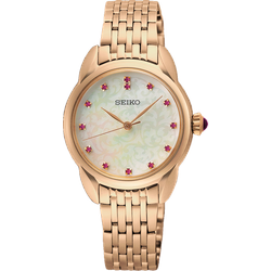 Seiko Conceptual Series Quarz CLASSIQUE" SUR564P1 Sonderangebot" - floral,PVD Beschichtung bicolor - 28,7mm