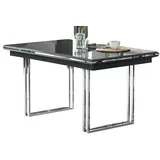 Xlmoebel Esstisch Schwarzer Glastisch – elegantes Design für stilvolle Esszimmer (1-St., Esstisch), Hergestellt in Europa grau