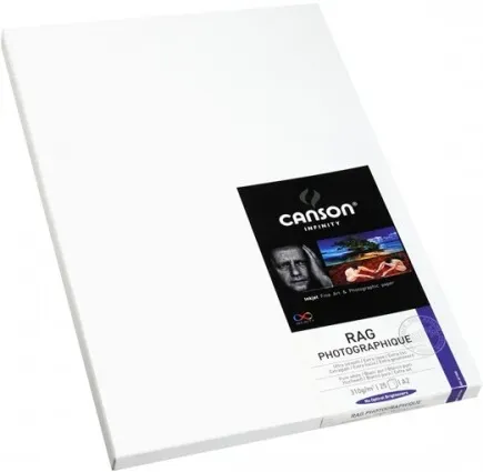 CANSON Infinity Rag Photographique A2 310g/m2 25 Blatt