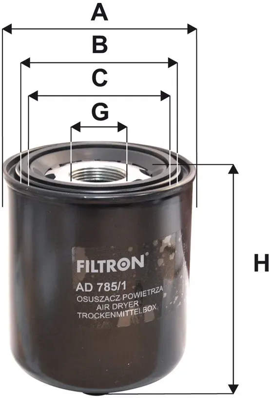 FILTRON ad7851 140mm für RENAULT TRUCKS