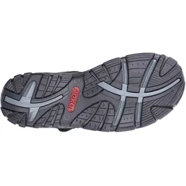 Rieker Trekkingsandale Herren Schwarz 42