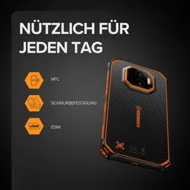 Hammer Energy X2 6 GB RAM 128 GB Schwarz/Orange