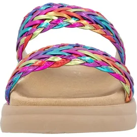 REMONTE Damen D2N52, Frauen Slipper,Backless Slipper,Gartenschuhe,Sommerschuhe,sommerclogs,Pantoletten,Slip on,Freizeitschuhe,Slides,Multi (90),38 EU - 38 EU
