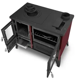 simgesoba EEK A Kaminofen STELLA bordeaux 9,12 kW