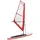 vidaXL Aufblasbares SUP-Board mit Segel 243 x 0 x 0 cm Rot/Weiß