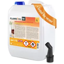 Höfer Chemie Flambiol Bioethanol 96,6% Premium 5 l