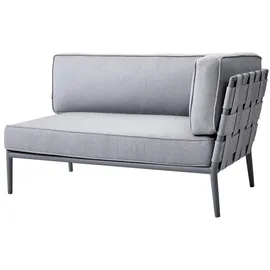Cane-Line Sofamodul Conic links 2-Sitzer - AITL - Light grey