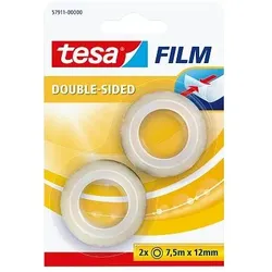 tesa Klebefilm 57911-00000 Doppelseitig 7,5mx12mm 2 St./Pack.