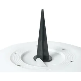 Beliani Kugelleuchte Kunststoff onesize 1x LED-Lampe weiß