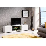 INOSIGN Lowboard INOSIGN "Rex TV-Kommode TV-Lowboard", weiß (weiß hochglanz), B:170cm H:41cm T:41,5cm, FSC-zertifizierter Holzwerkstoff, Sideboards, Lowboard, Hochglanzfront, Breite 170 cm, mit und ohne LED-Beleuchtung