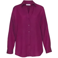 LASCANA Hemdbluse Damen aubergine Gr.38