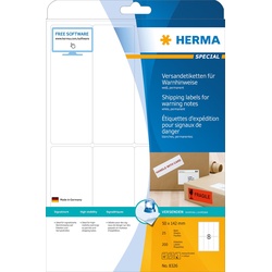 Herma, Sticker, Special Etiketten für Versandhinweise/Warnhinweise