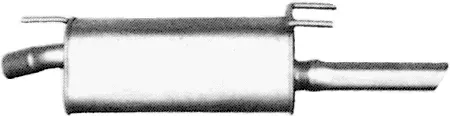 IMASAF Endschalldämpfer 532857 hinten für Opel