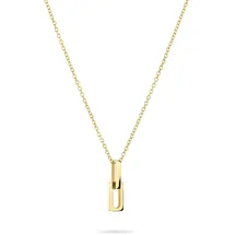 Liebeskind Berlin Kette mit Anhänger Festive Mini Link Gold Edelstahl L: 45 B: 2mm