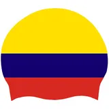 Unisex-Badekappe – Flagge Von Kolumbien Silikon-Badekappe Für Damen Und Herren Erwachsene Und Jugendliche Wasserdicht Langes Und Kurzes Haar Elastische Badekappen Für Strand Schwimmbad Kolumbien