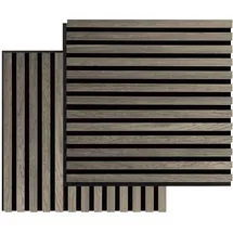 FibroTech Akustikpaneel SQUARE Grey Oak 4 St. 52 x 52 x 2,2 cm