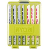 RYOBI Stichsägeblattset RAK10JSB (10-teilig, passend für alle Stichsägen des Ryobi Sortiments, für T-Aufnahme)