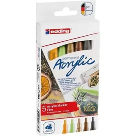 edding Acrylmarker 5 St. mehrfarbig