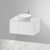 Duravit White Tulip Waschtischunterschrank für Aufsatzwaschtisch mit 1 Auszug, WT497508585