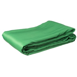 BRESSER Hintergrundtuch BR-8P Polyester-Hintergrundstoff 3 x 6m Chromakey grün grün