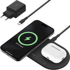 Belkin BoostCharge Pro 2in1 Qi2 (15W) schwarz