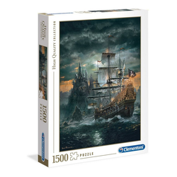 Clementoni® Puzzle 31682 Das Piratenschiff 1500 Teile Puzzle, Puzzleteile bunt