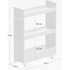 KESPER Nischenregal weiß,