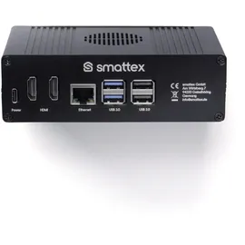 smattex Home Assistant Plug & Play Set Raspberry Pi 5 4 GB RAM 128 GB SSD Schwarz