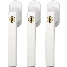 ABUS Abschließbarer Fenstergriff FG210 W im 3er-Set