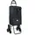 VOUNOT Einkaufswagen Treppensteiger Schwarz 40 L