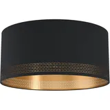 EGLO Deckenleuchte Esteperra 1-flammig Schwarz-Gold E27 40W