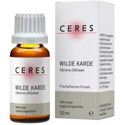 Ceres Wilde Karde Dipsacus Fullonum Extrakt 20 ml