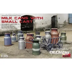 Milchkannen und Wagen Modell von MiniArt 1:35