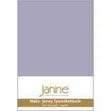 JANINE 5007 Mako-Feinjersey 140 x 200 - 160 x 200 cm lavendel