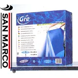 Gre FPR451 - Poolfolie für runde Pools, mit einen Durchmesser von 460 cm, Höhe 120 cm, blau