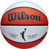 Wilson Basketball WNBA Authentic SERIES, Outdoor, Tackskin Gummi, Braun/Weiß, WTB5200ID06, Size 6