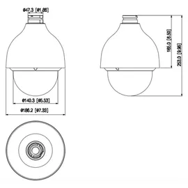 Dahua SD50225DB-HNY Weiß