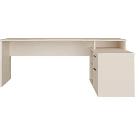 Forte Schreibtisch TEZAUR Kaschmir Beige