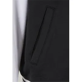 URBAN CLASSICS 2-tone College Sweat Basic Jacke Black / White S