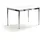 Versee Schreibtisch 100x90 cm Weiß