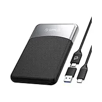 ORICO 4 TB Externe SSD mit 2 in 1 USB C Kabel, Externe Festplatte SSD USB 3.2 Gen 1 bis zu 460MB/s, Portable SSD für USB-C Smartphone, PC, Tablet, Labtop - M25PRO