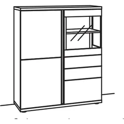 Venjakob Barola Highboard 9119
