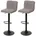 Mendler HWC-G87 2er Set höhenverstellbar Boucle 450g/m2 grau