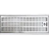 BieTal Tropfblech 70 x 30 x 2,7 cm Silberfarben