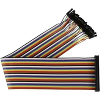 Joy-It RB-CB2-030 Jumper-Kabel Raspberry Pi [40x Drahtbrücken-Buchse - 40x