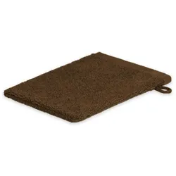 EXKLUSIV HEIMTEXTIL Handtuch 500g/m2 Waschhandschuh 15 x 21 cm Schokobraun Hohe Qualität