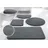 Grau 70 x 110 cm