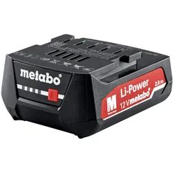 Metabo AIR COOLED Li-PowerAkkupack 12 V - 2,0 Ah - 625406000