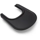 Bugaboo Giraffe Tablett für das Bugaboo Giraffe Baby-Set, einfach zu reinigen und hygienisch, spülmaschinengeeignet, mit einem Klick festmachen und abnehmen, aus biobasiertem Plastik, Schwarz